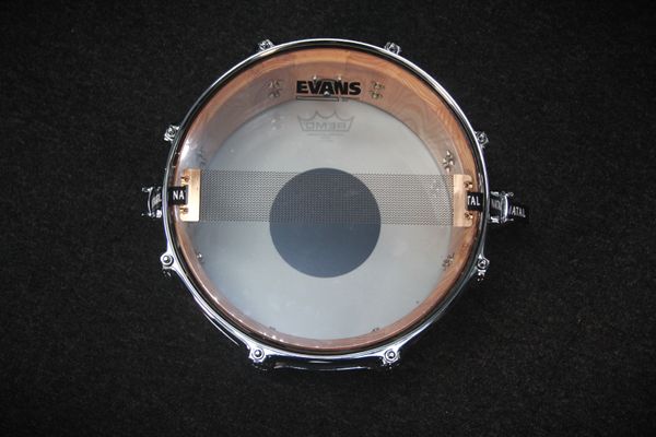 Natal Stave Snare Ash 12'' Snare Drum - Red 