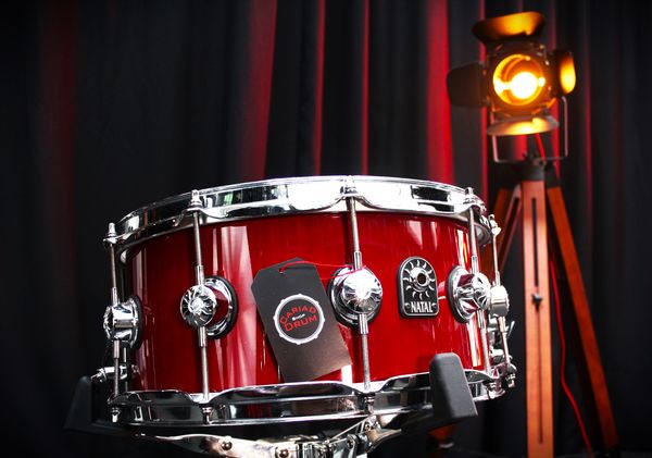 Natal Stave Snare Drum - Red 