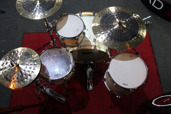 Odery Fluence Jazz 4pc Drum Kit w/ Hardware - White Marine Pearl