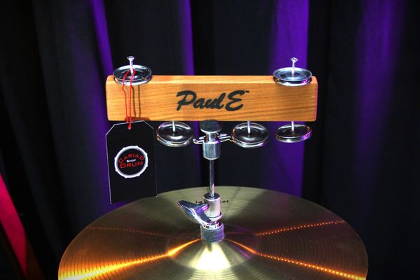 PaulE Starr-E Cherry Jingle Block w/ 6 Nickel Steel & Clutch
