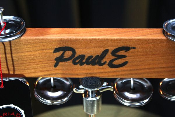 PaulE Starr-E Cherry Jingle Block w/ 6 Nickel Steel & Clutch