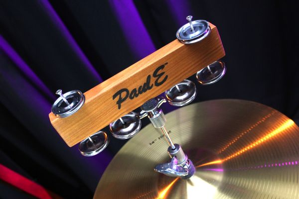 PaulE Starr-E Cherry Jingle Block w/ 6 Nickel Steel & Clutch