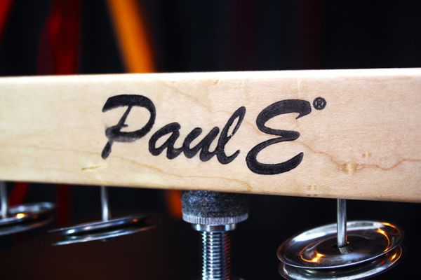 PaulE Starr-E Maple Jingle Block w/ 4 Nickel Steel & Clutch