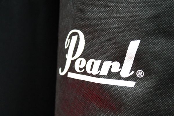 Pearl 180m x 200cm Drum Rug - Red and Black