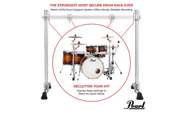 Pearl Icon DR-511 Single Straight Drum Rack