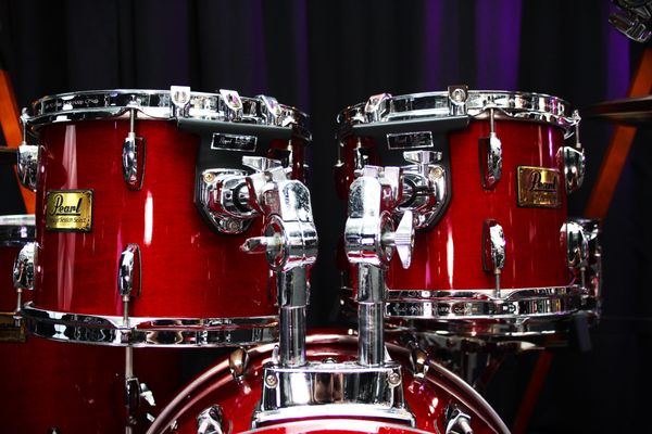 Pearl Prestige Session Select Maple Mahogany - Cherry Red Lacquer