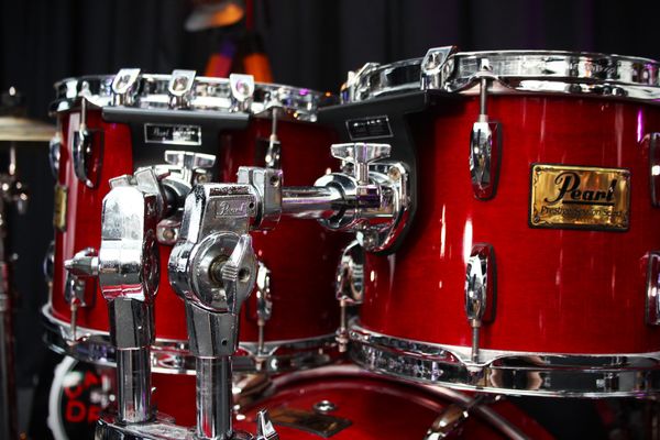 Pearl Prestige Session Select Maple Mahogany - Cherry Red Lacquer