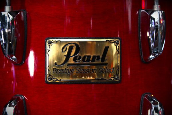 Pearl Prestige Session Select Maple Mahogany - Cherry Red Lacquer