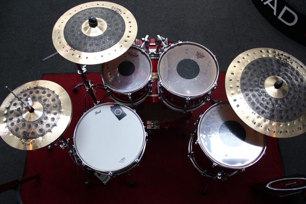 Pearl Prestige Session Select Maple Mahogany - Cherry Red Lacquer