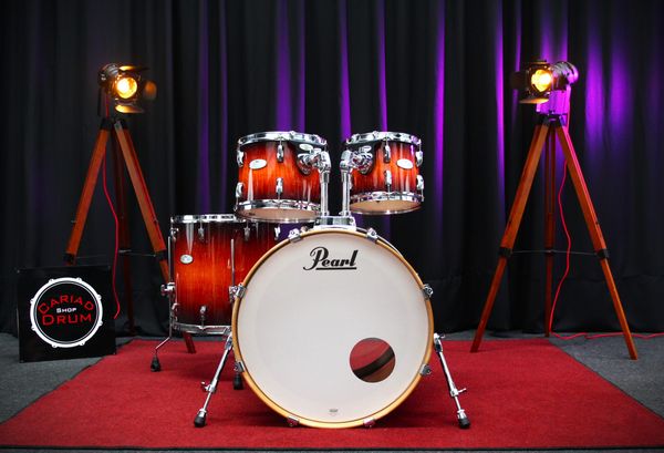 Pearl Vision Maple 4pc Acoustic Drum Kit - Volcanic Burst