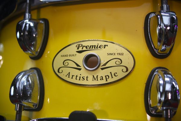 Premier Artist Maple 14'' Snare Drum - Yellow
