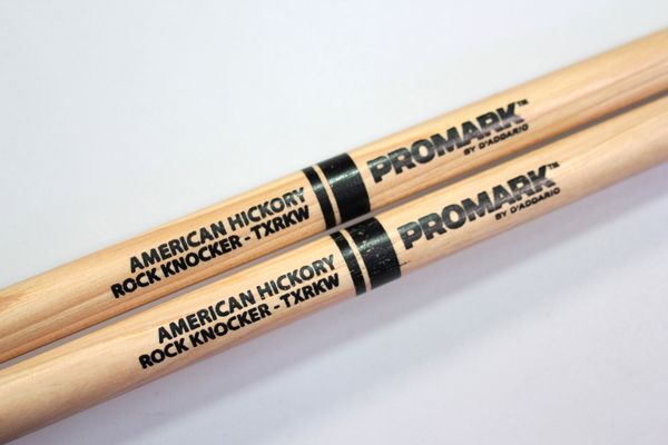 Promark American Hickory Rock Knocker Wood Drumsticks