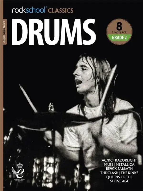 Rockschool Classics Drums Book - Grade 2