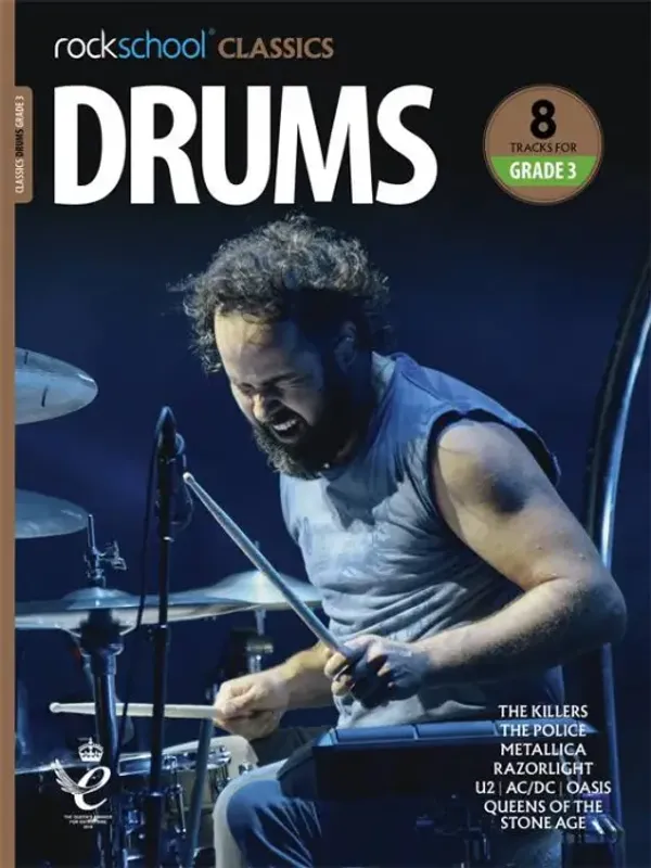 Rockschool Classics Drums Book - Grade 3