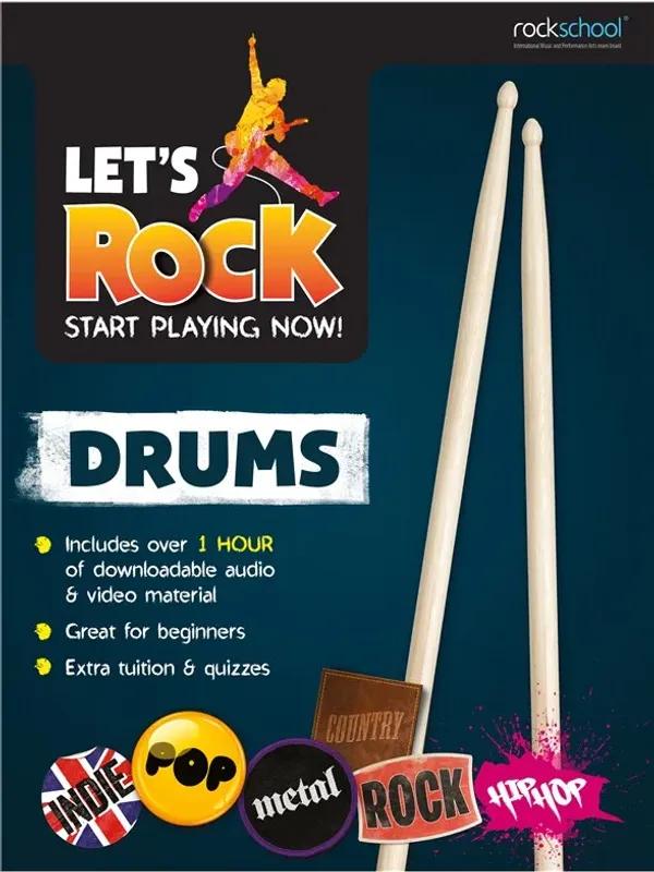 Rockschool Drums Book - Let's Rock