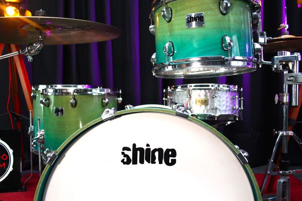 Shine Definition Birch Series 4pc Acoustic Drum Kit - Seawater Fade