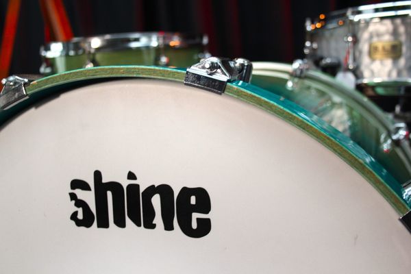 Shine Definition Birch Series 4pc Acoustic Drum Kit - Seawater Fade