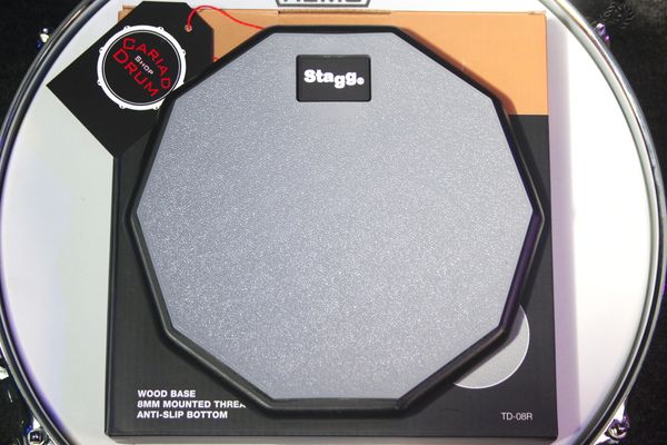 Stagg 8'' Rubber Surface Practice Pad