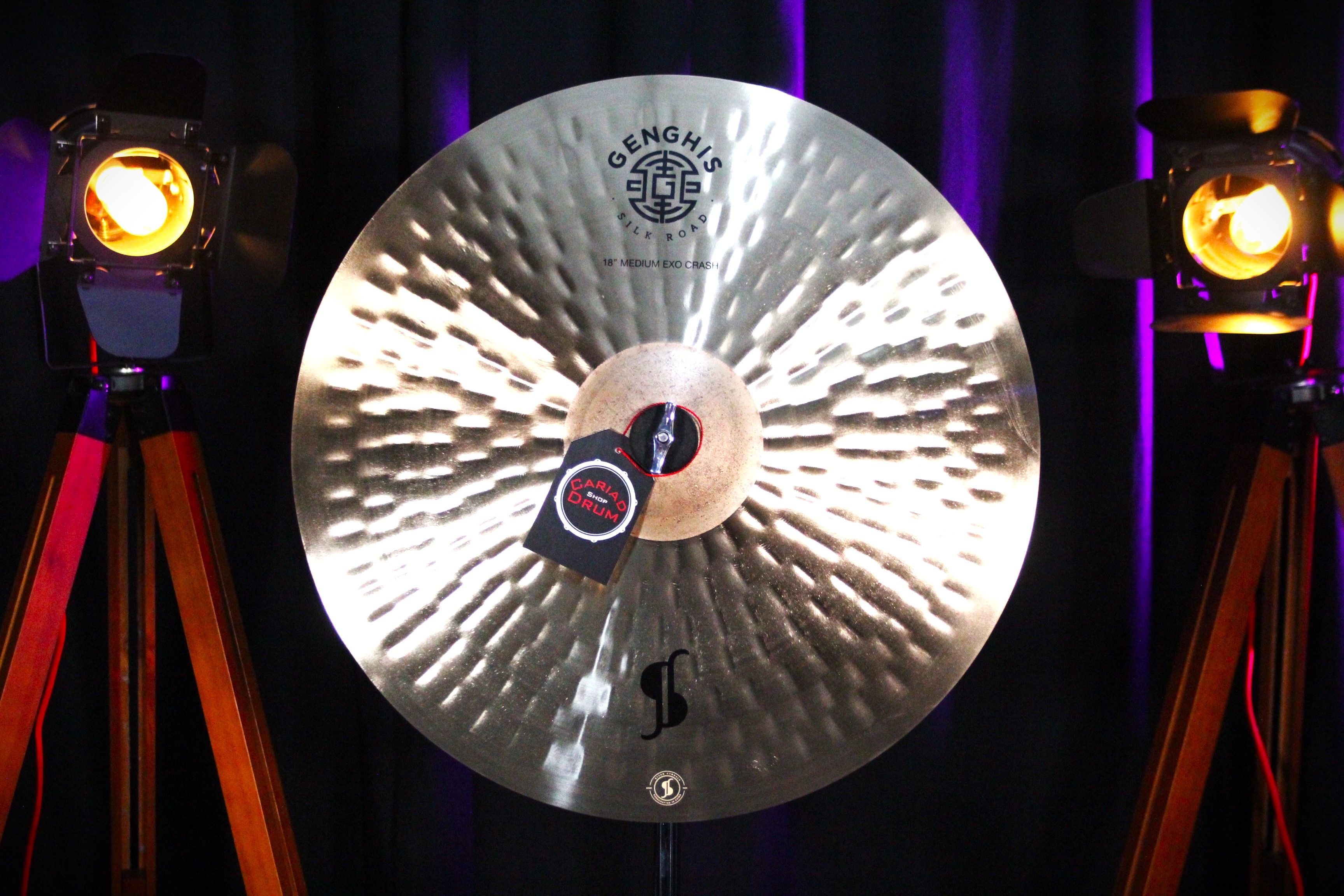 Stagg Genghis Silk Road 18'' Medium Exo Crash · Cariad Drums