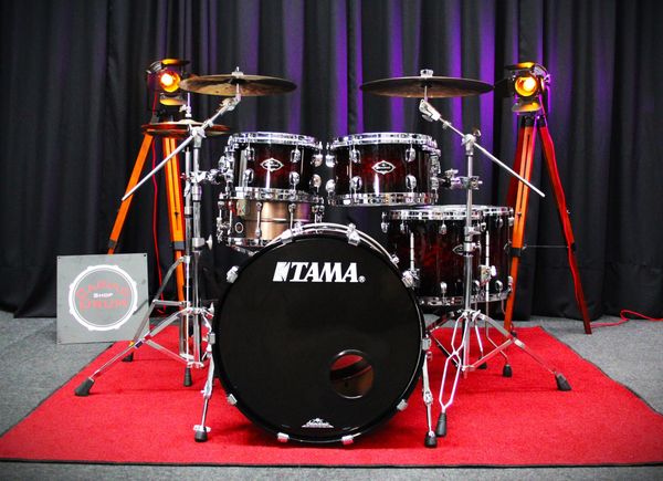 Tama Starclassic Performer 5-Piece Hyperdrive Birch Bubinga Shell Pack - Molten Red Burst