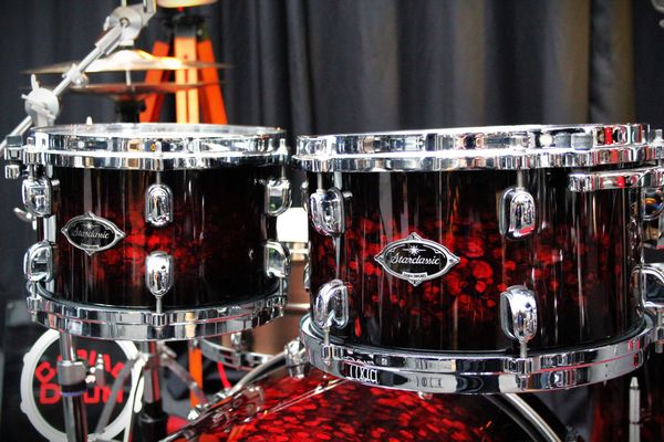 Tama Starclassic Performer 5-Piece Hyperdrive Birch Bubinga Shell Pack - Molten Red Burst