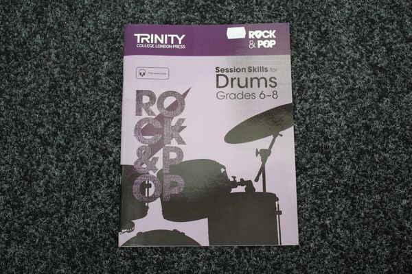 Trinity Session Skills For Drums - Grades 6-8 Book